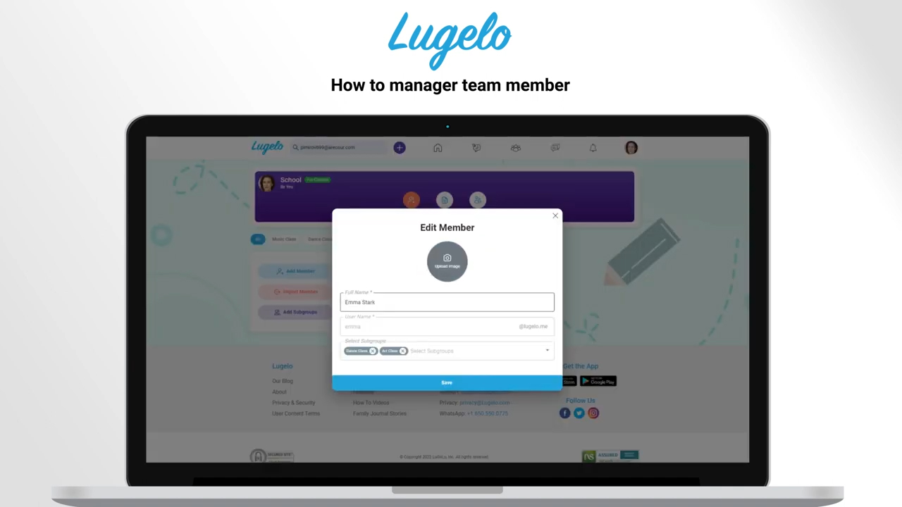 How to manage child team members