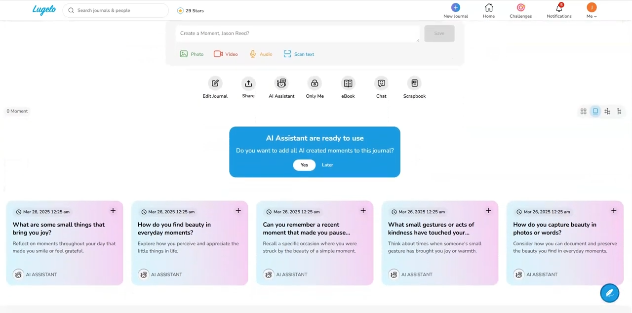 ⁠How to turn on AI prompts